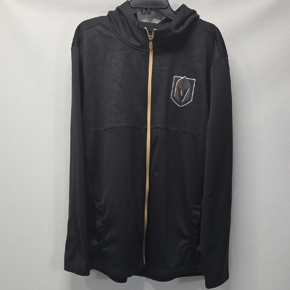 Fanatics Vegas Golden Knights Authentic Pro Rink Full-Zip Hoodie XL Black Gold